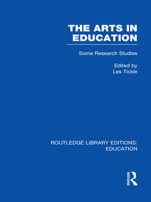 cover image of The Arts in Education